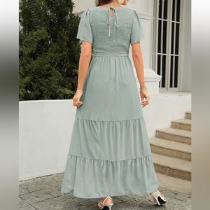 Sage green dress